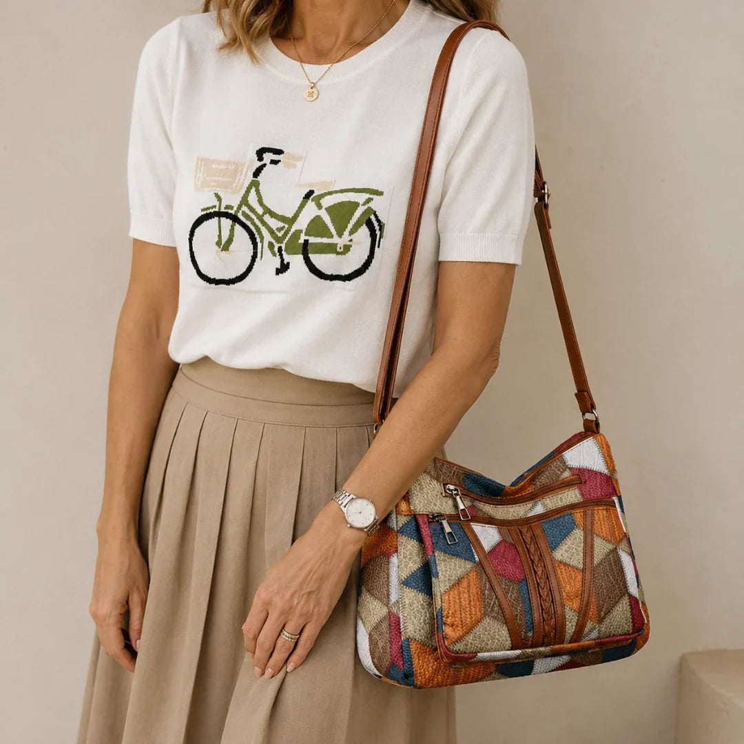 Chanel – Geometric Patchwork Crossbody Bag