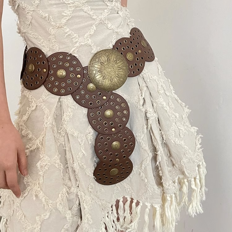 Vanessa - Boho Brown Women's Belt