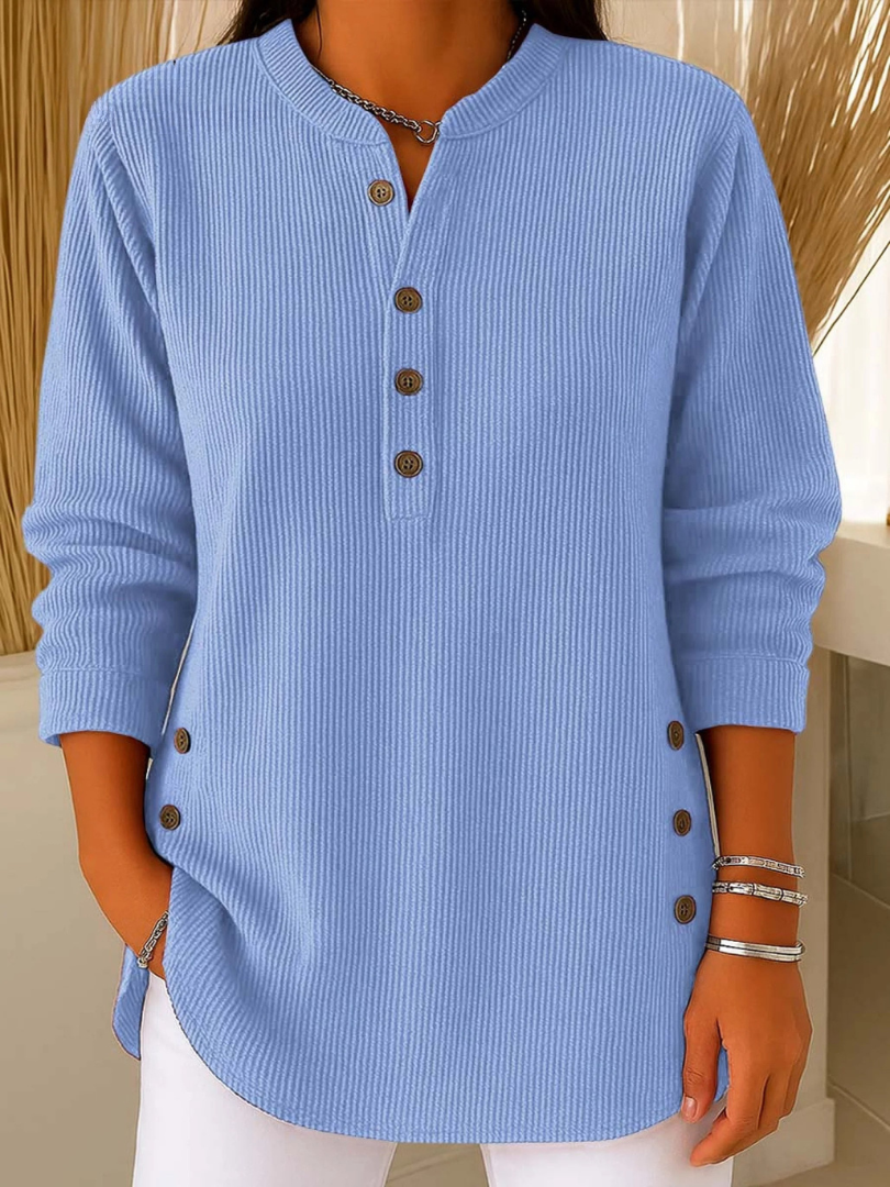Kaia – Button Henley Tunic