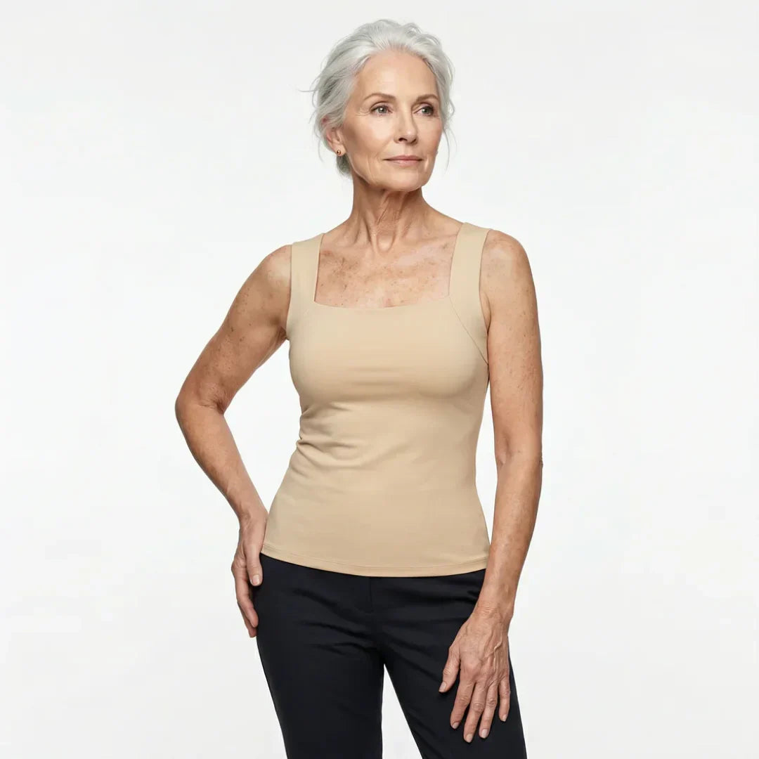 Rosanna - Built-In Comfort Bra Tank Top