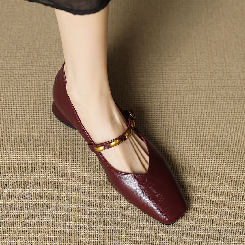 Aubrey - Genuine Leather Flats