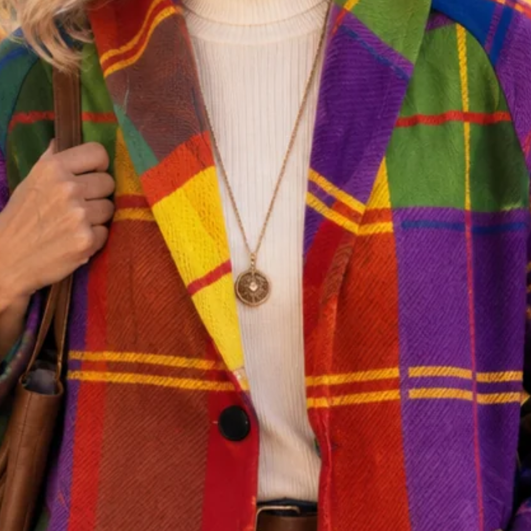 Aileen - Multicolor Checkered Jacket