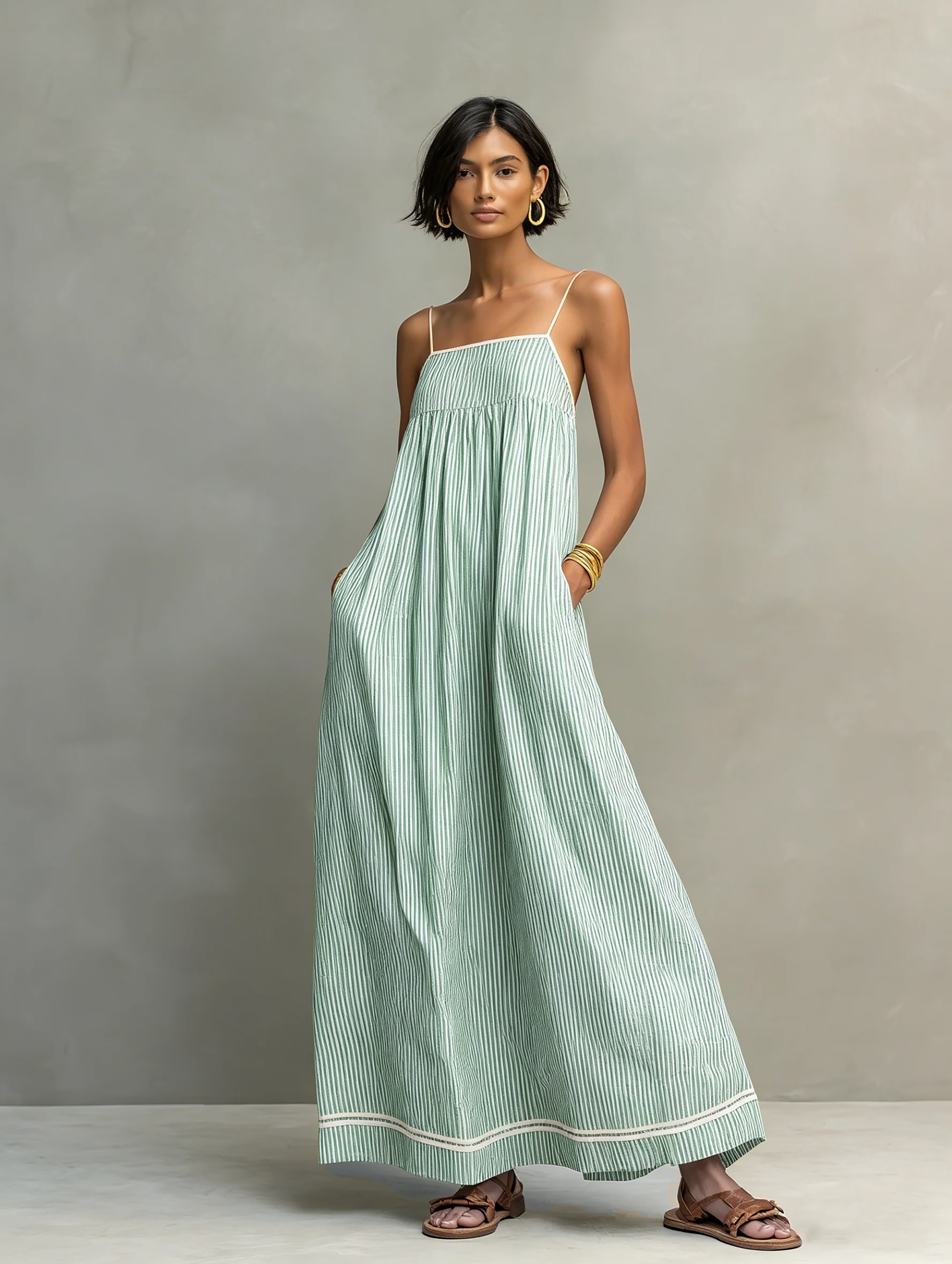 Reagan – Striped Maxi Summer Dress