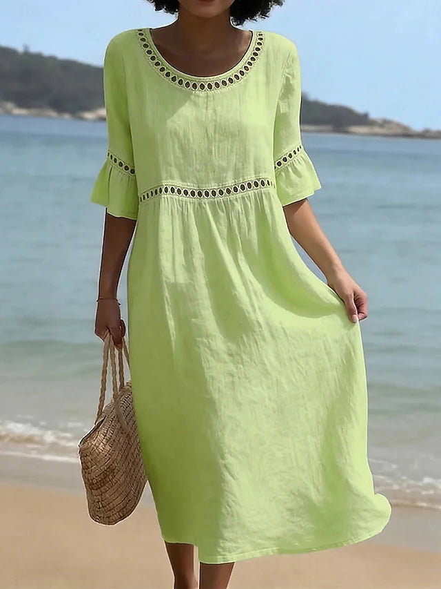 Azy – Breezy Linen Midi Dress