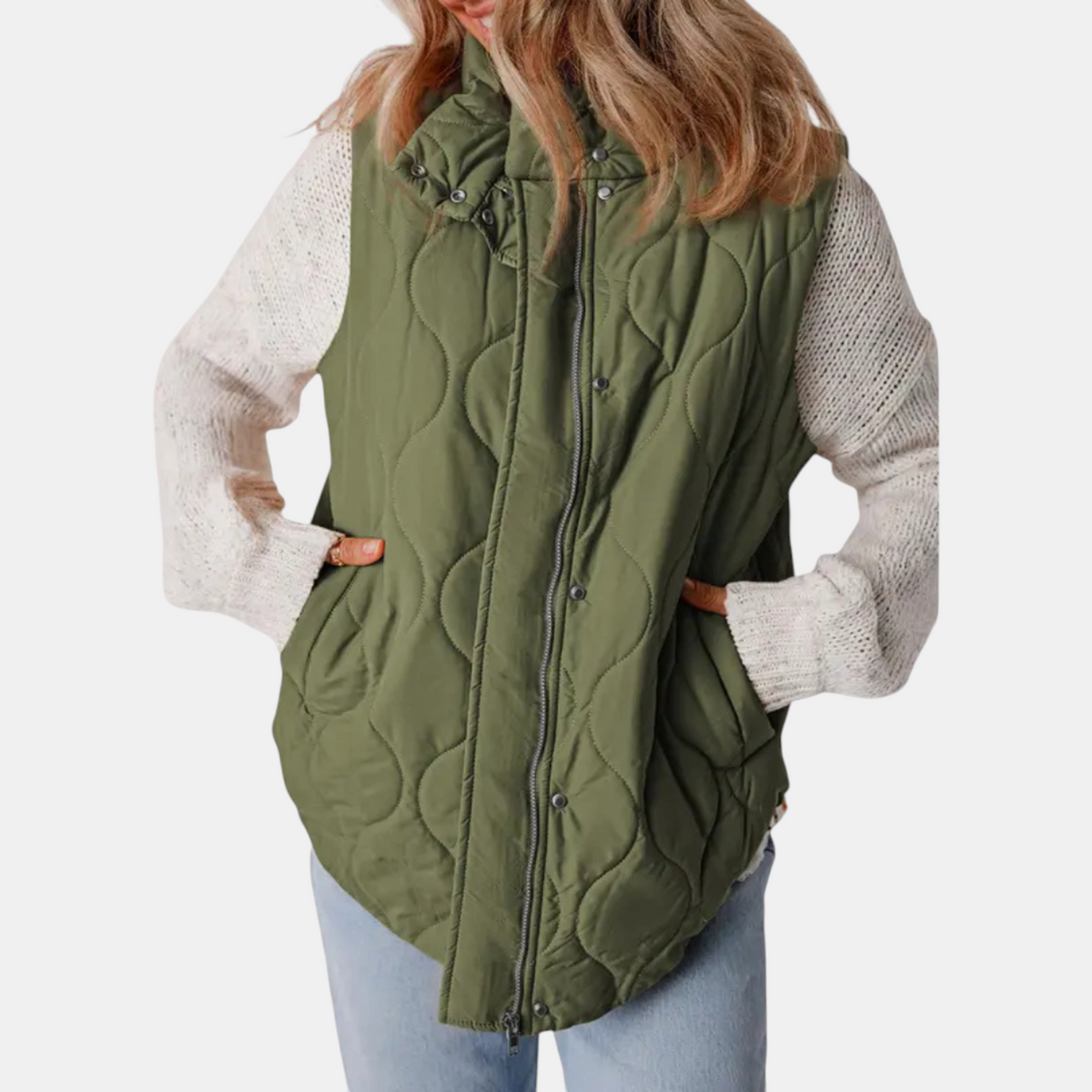 Wren - Quilted Hooded Puffer Vest
