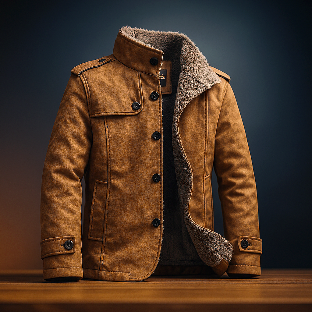 Oliver - Suede Men's Coat