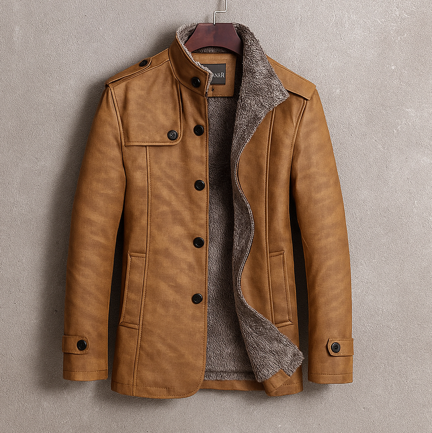 Oliver - Suede Men's Coat