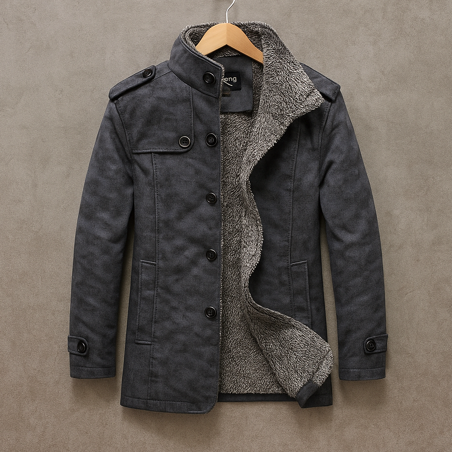 Oliver - Suede Men's Coat