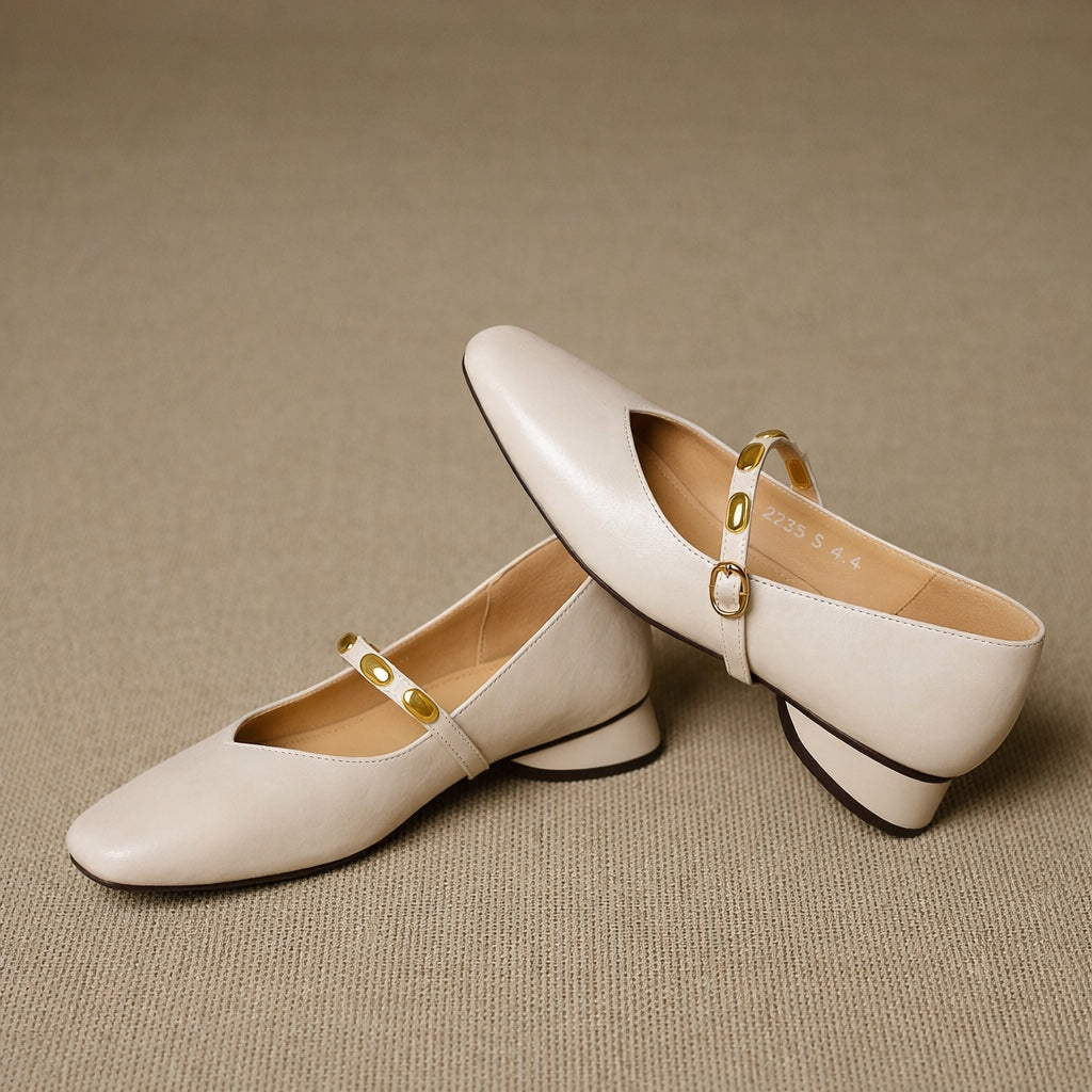 Aubrey - Genuine Leather Flats