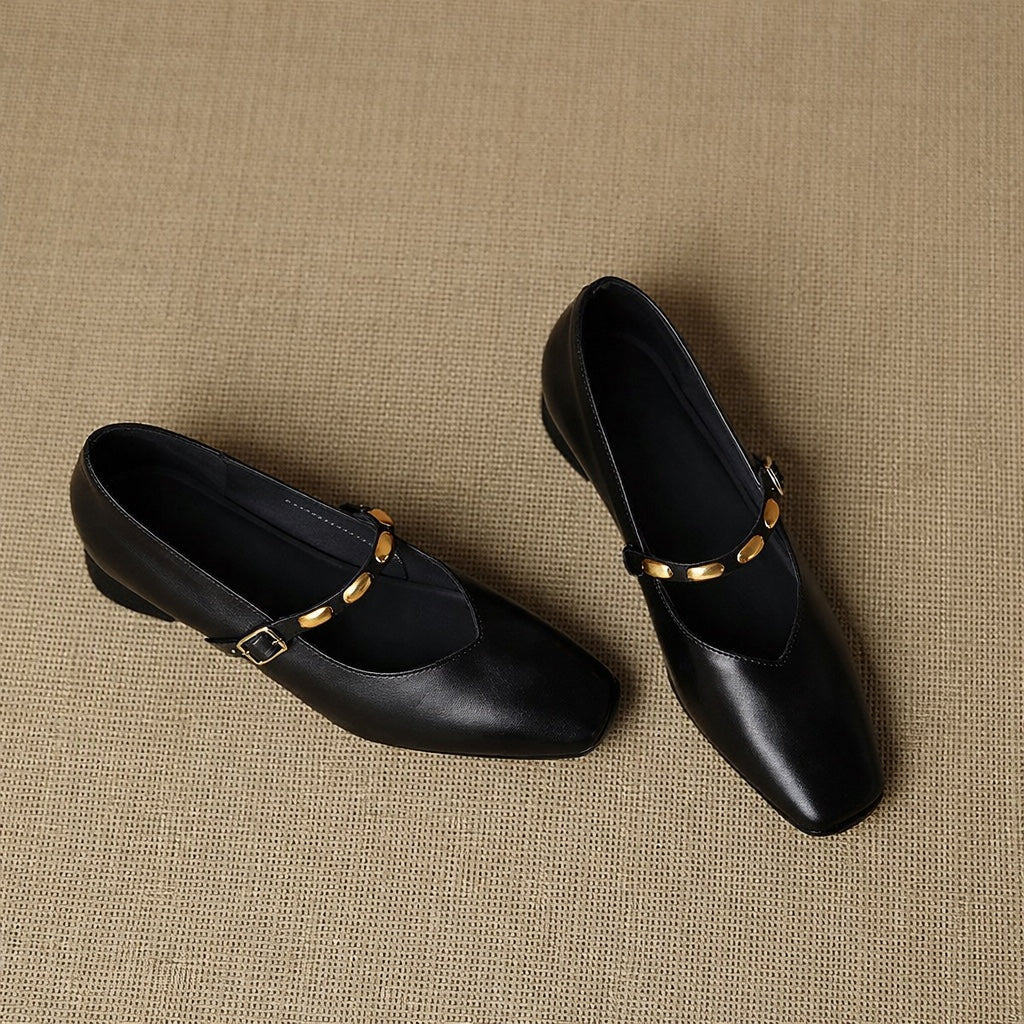 Aubrey - Genuine Leather Flats