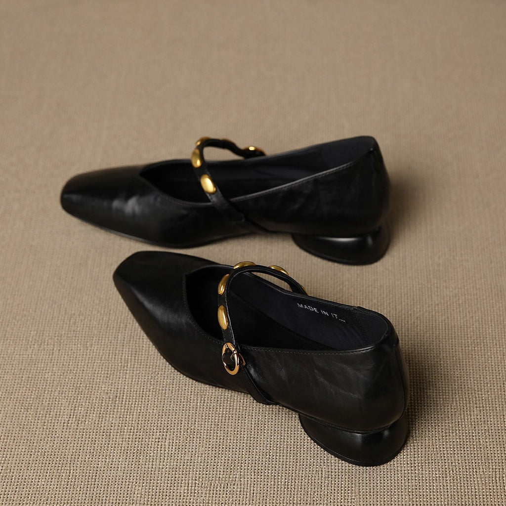 Aubrey - Genuine Leather Flats