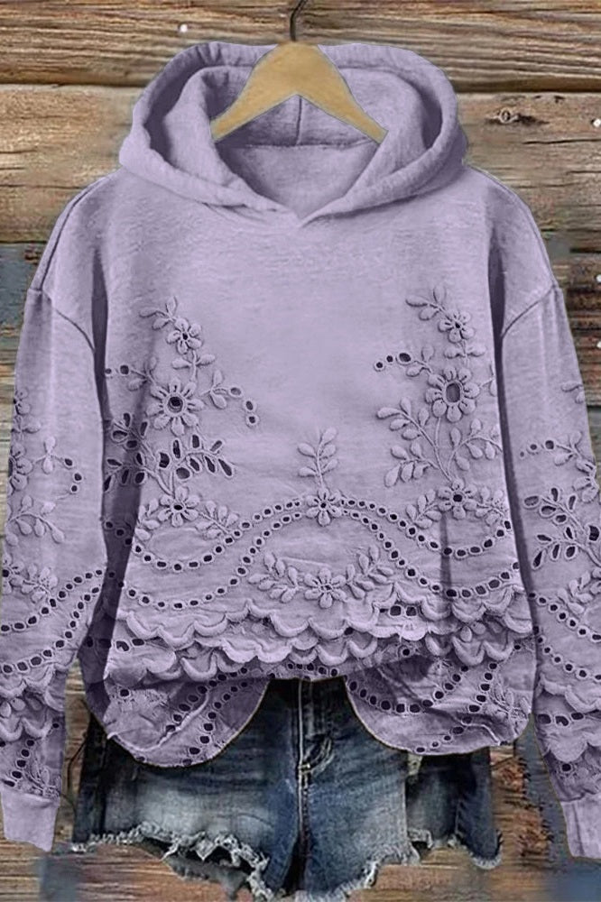 Fayie – Hoodie with Prato Lace