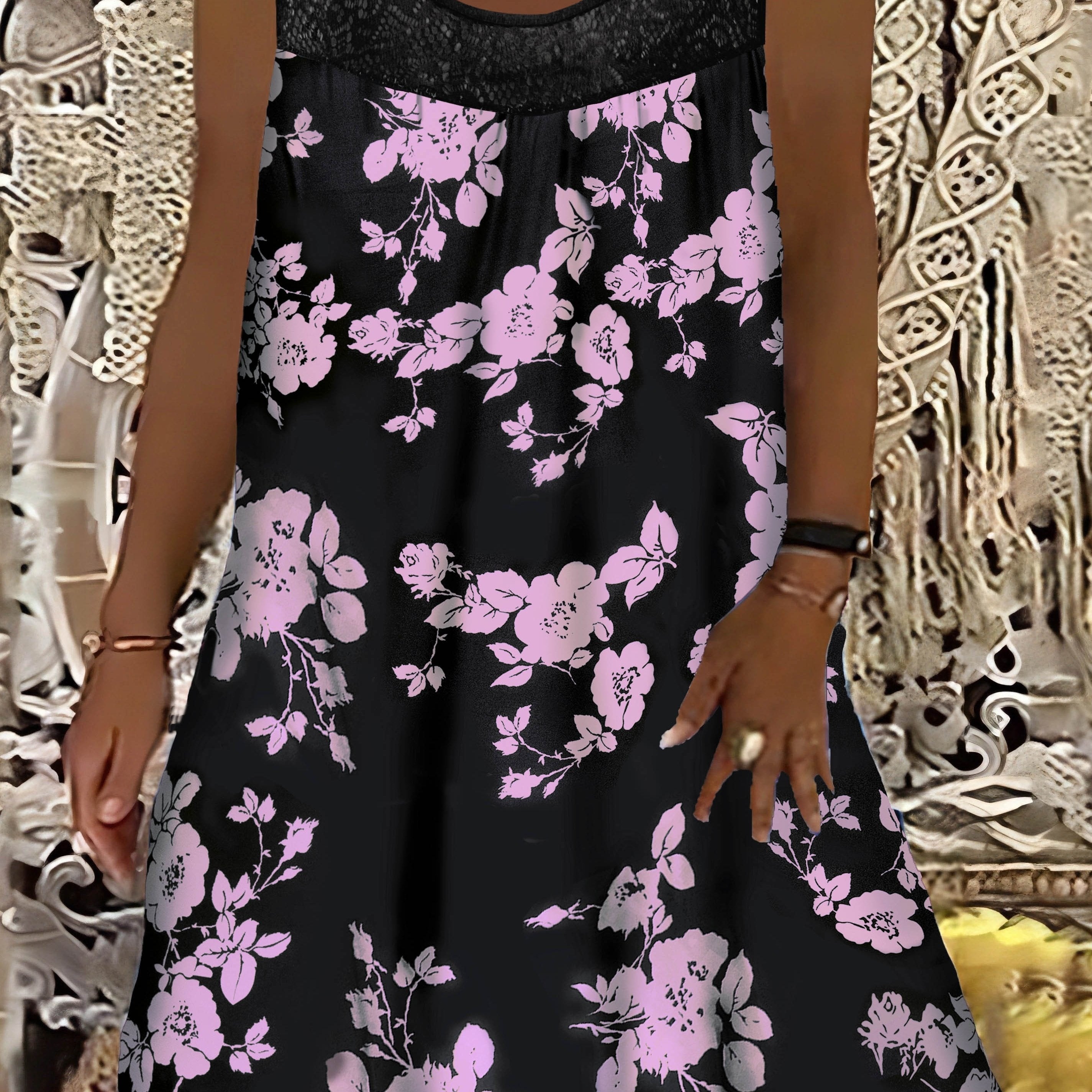 Rana - Floral Lace Summer Dress