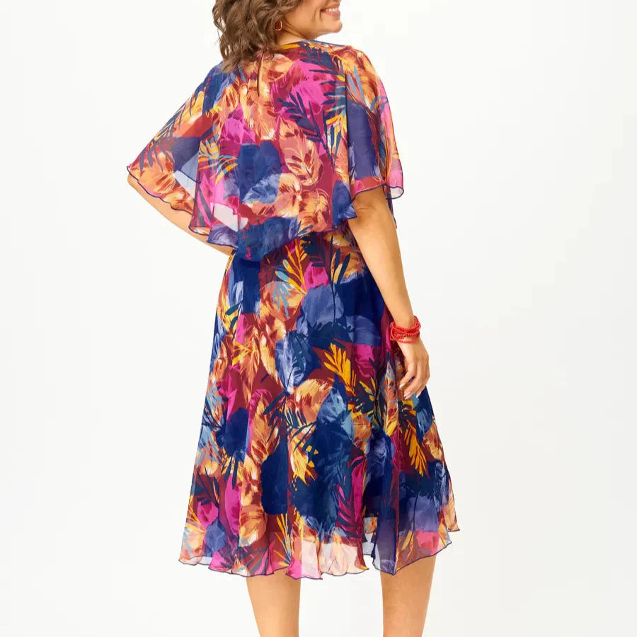 Beatrice - Breezy Plus Size Chiffon Dress