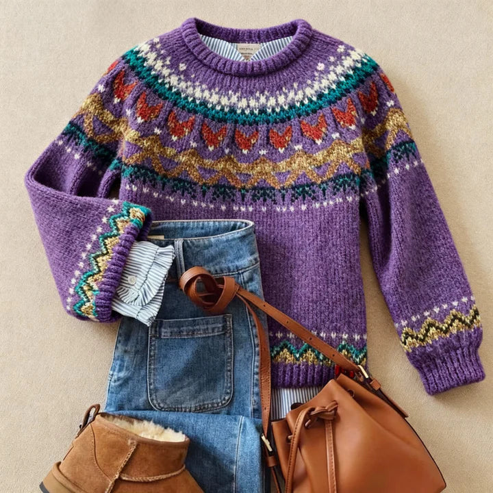 Ivy - Classic Vintage Knit Sweater