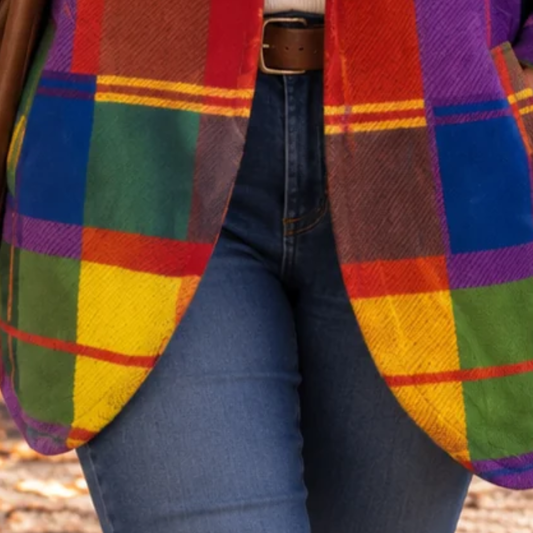 Aileen - Multicolor Checkered Jacket