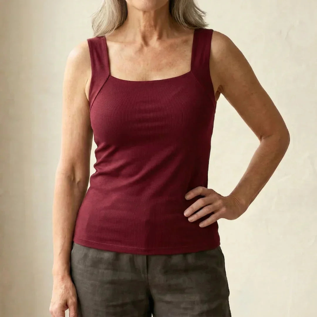 Rosanna - Built-In Comfort Bra Tank Top
