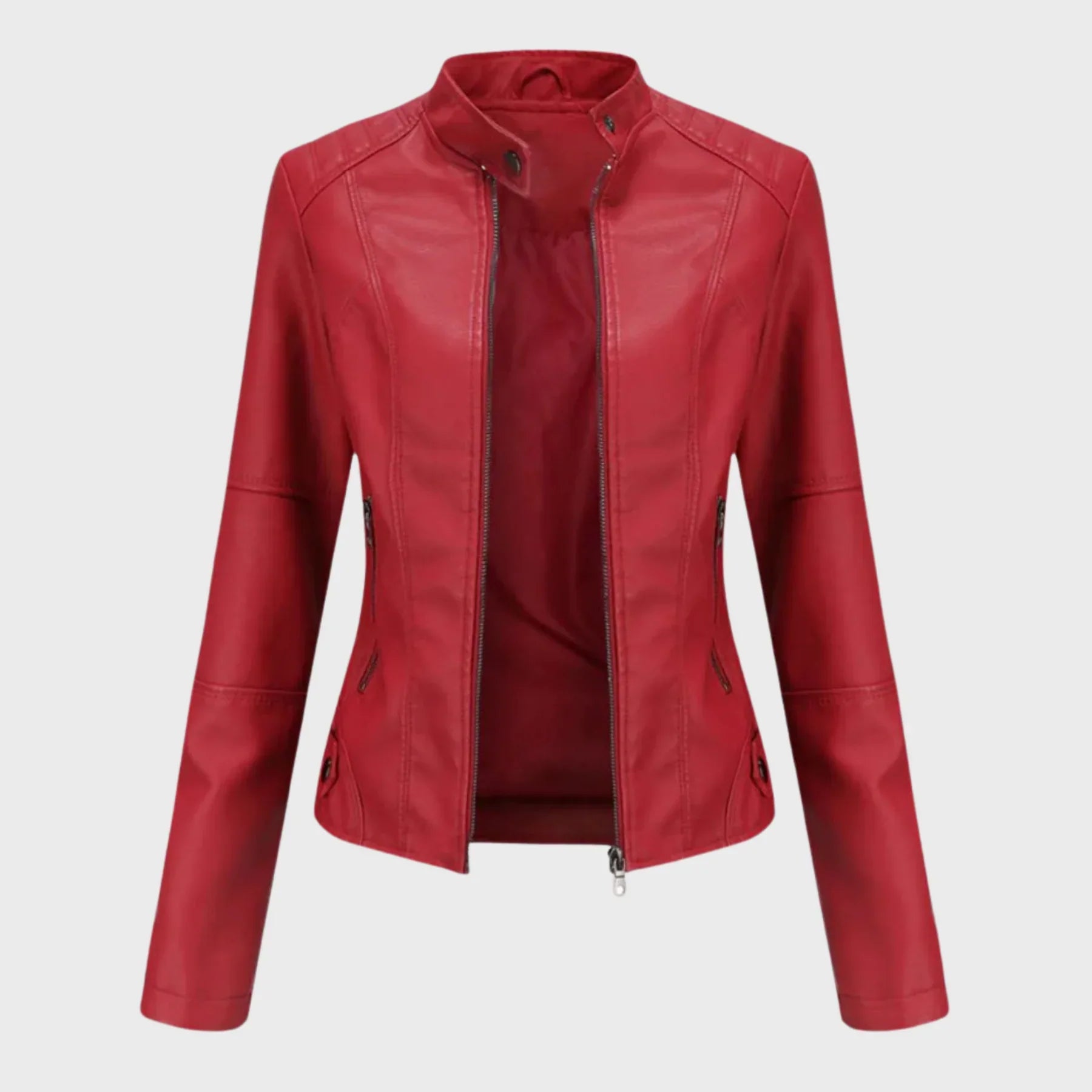 Mabelle – Everyday Leather Jacket with Timeless Elegance