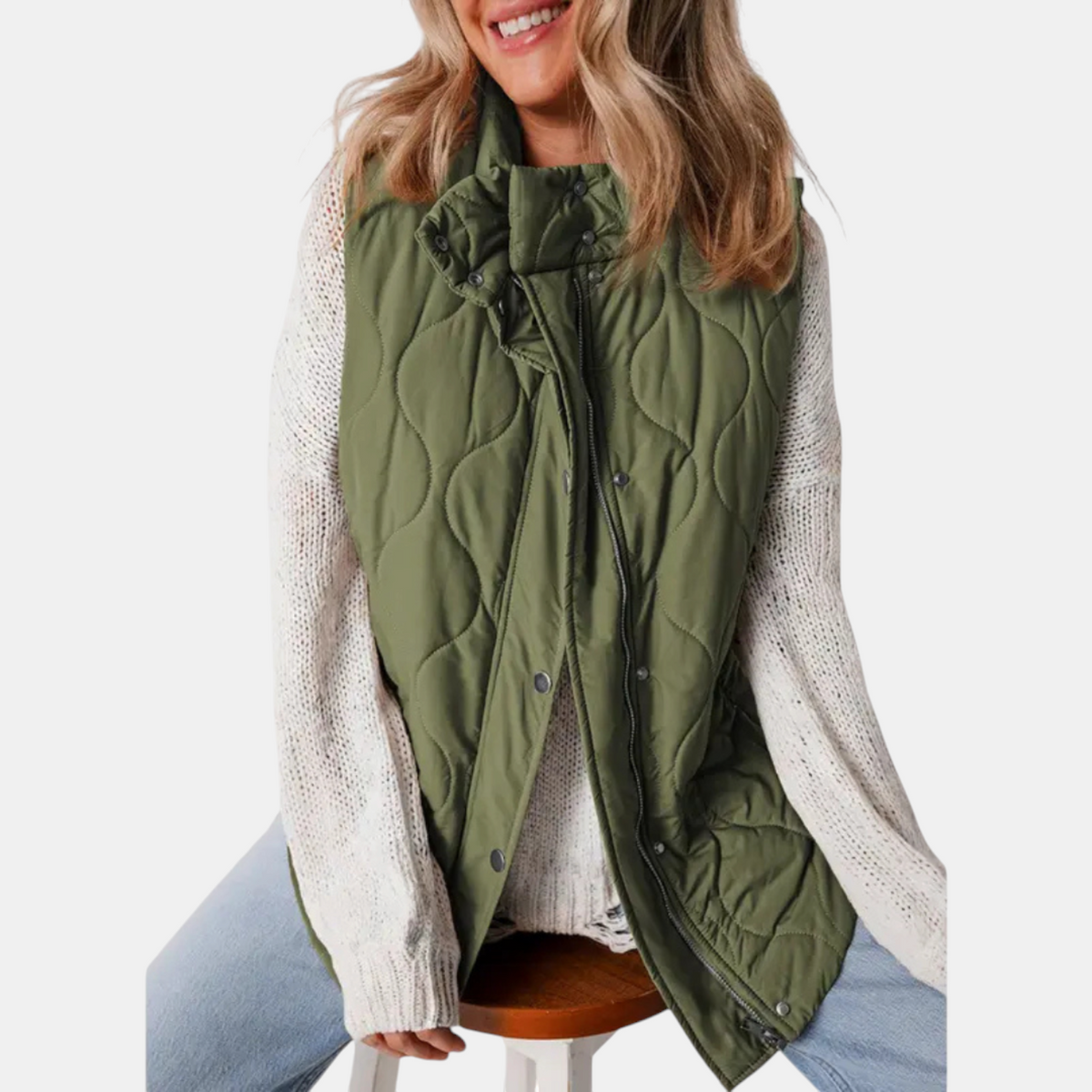 Wren - Quilted Hooded Puffer Vest