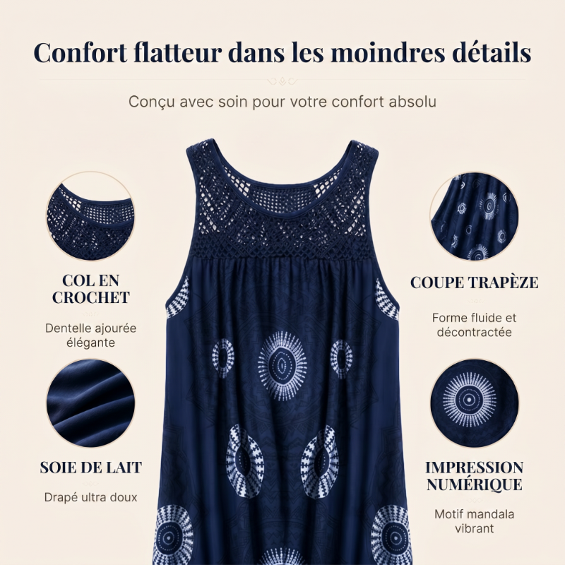 Teodora - Artistic Printed Summer Dress
