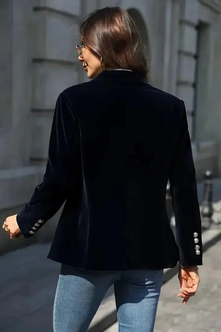 Lia – Velvet Tailored Blazer