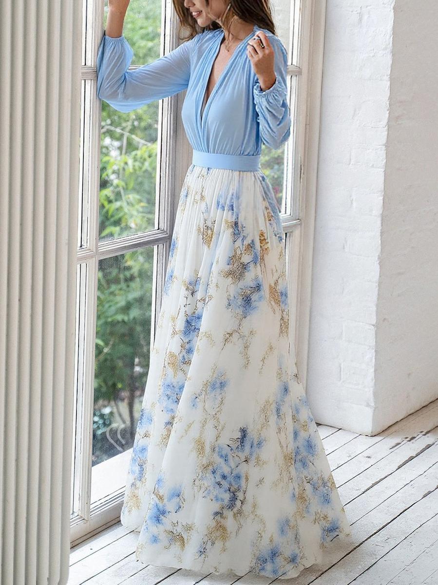 Bea - Beautiful Maxi Dress with Floral Print