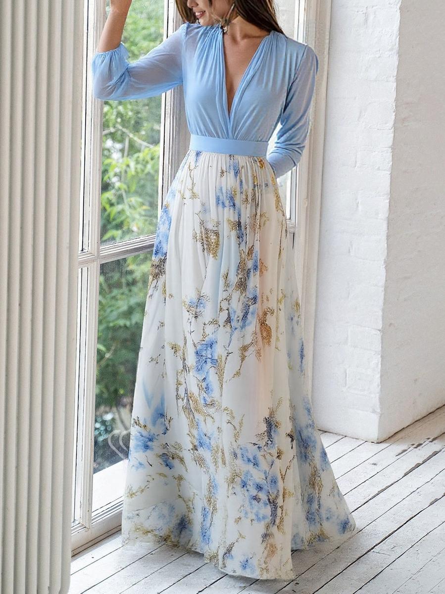 Bea - Beautiful Maxi Dress with Floral Print
