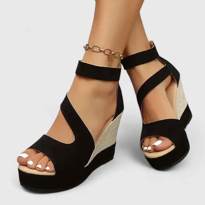Via - Orthopedic Wedge Sandals