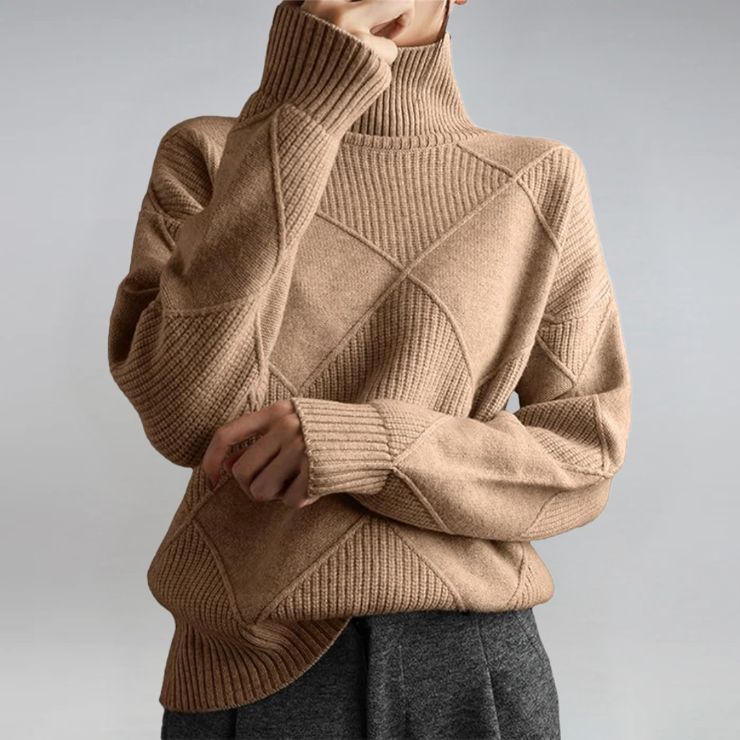 Leilani - Luxe Cashmere Turtleneck Sweater