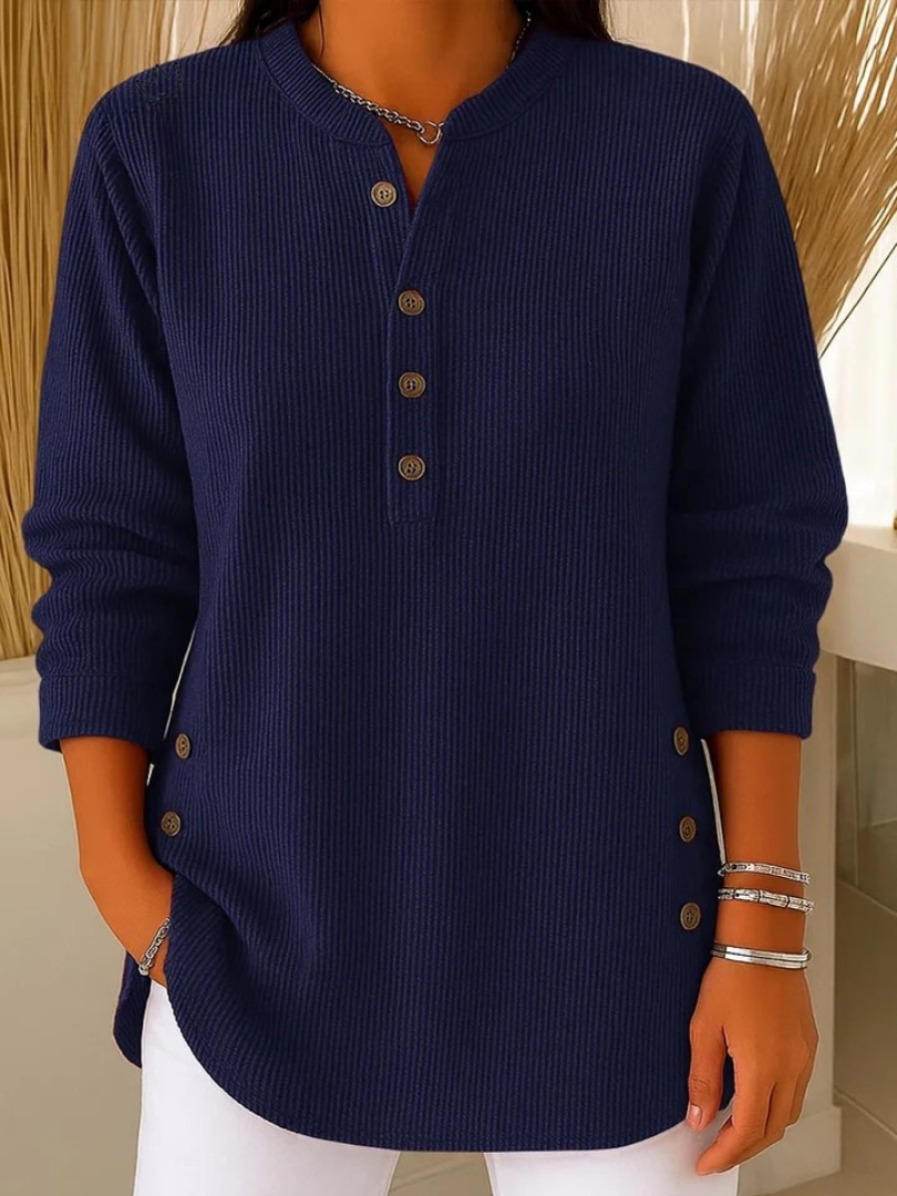 Kaia – Button Henley Tunic