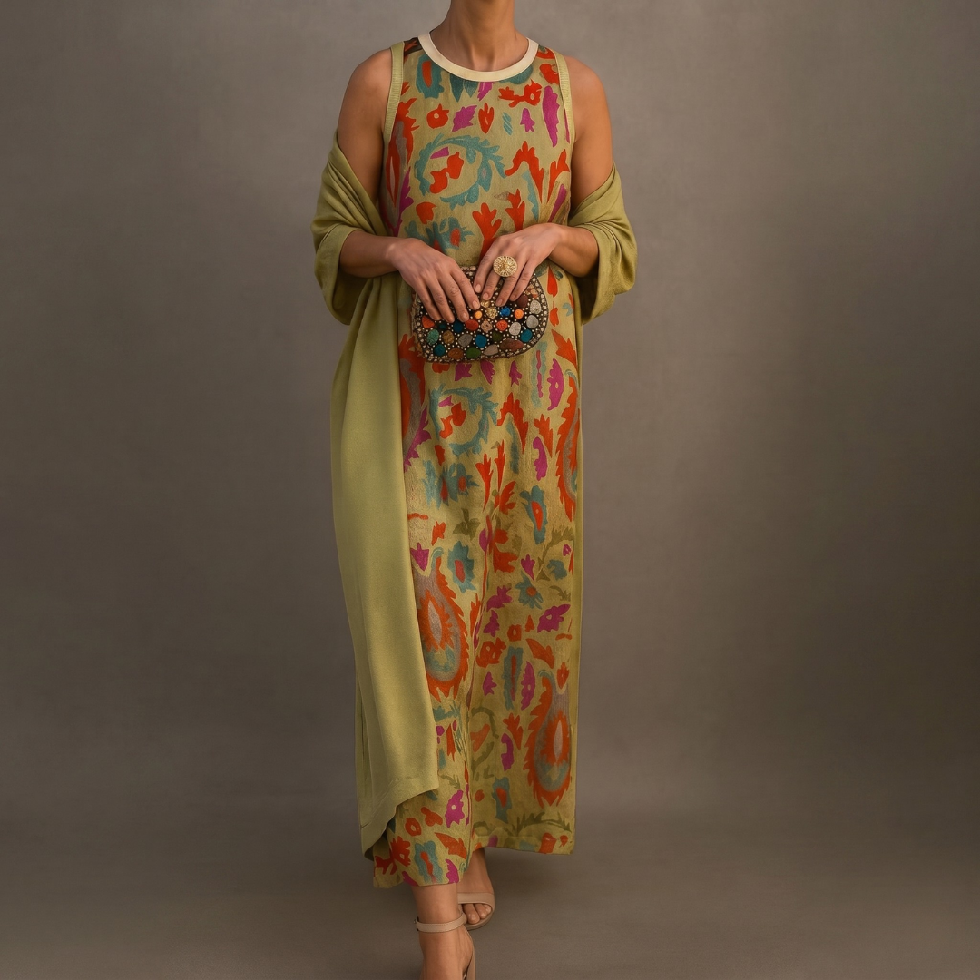 Brielle - Elegant Printed Dress