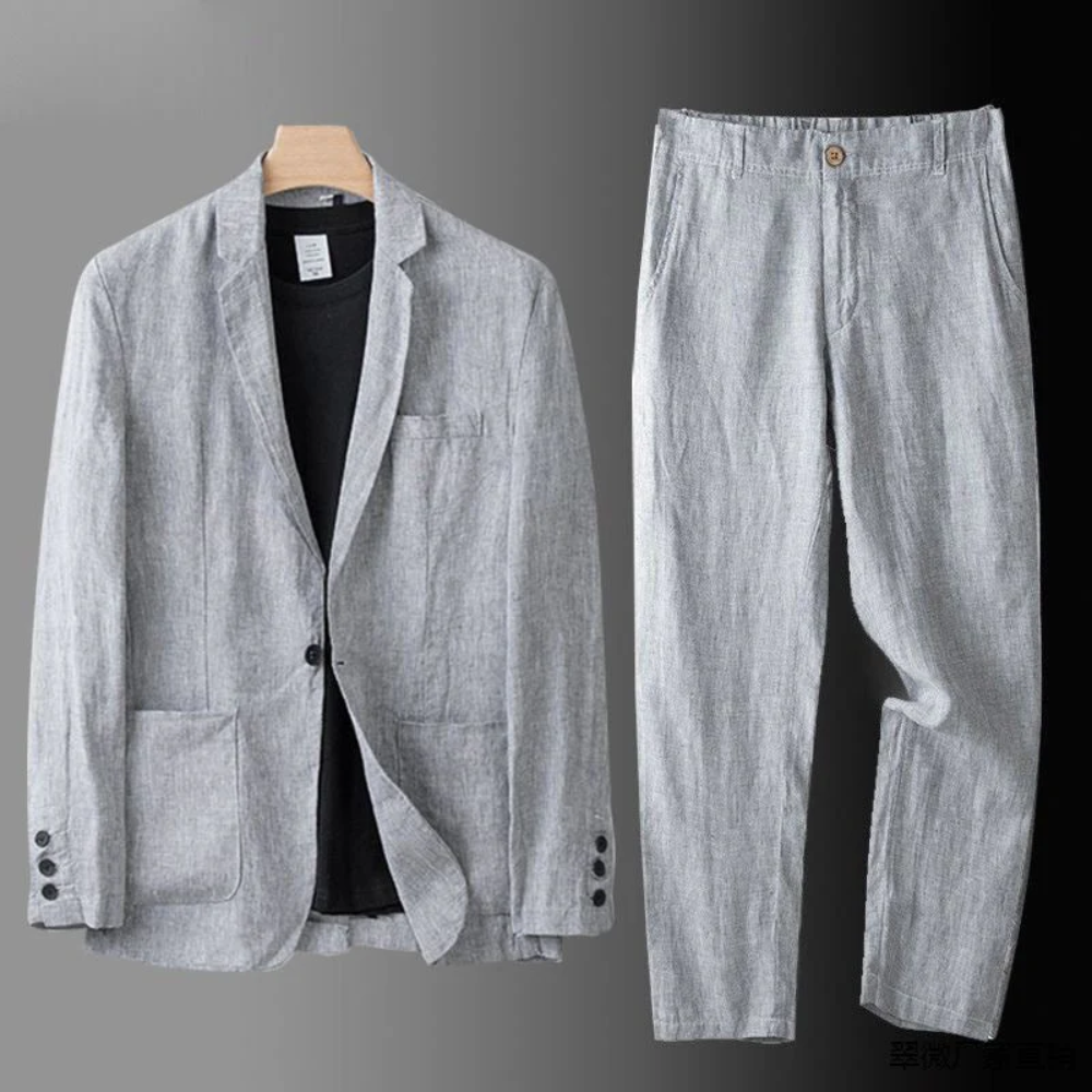 Elias – Lightweight Linen Set for Refined Summer Style