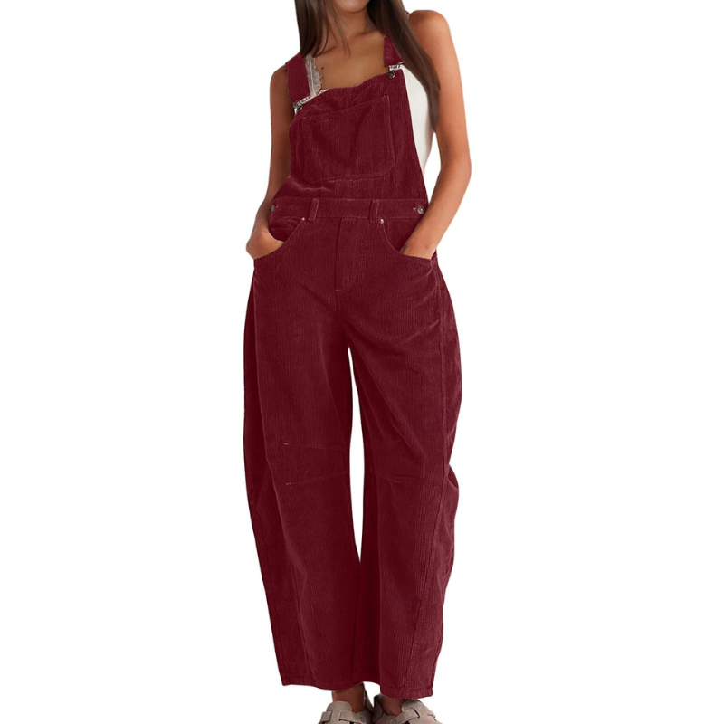 Airah – Wide Leg Overalls Jumpsuit