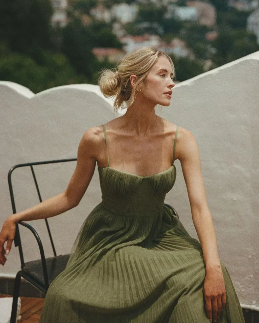 Jocelyn - Structured Corset Midi Dress