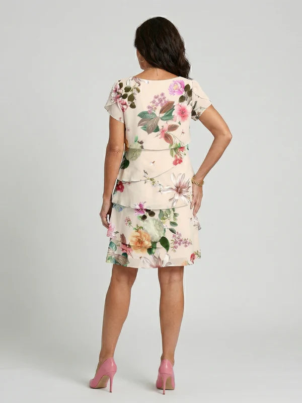 Ghian - Elegant Comfort Ruffle Dress