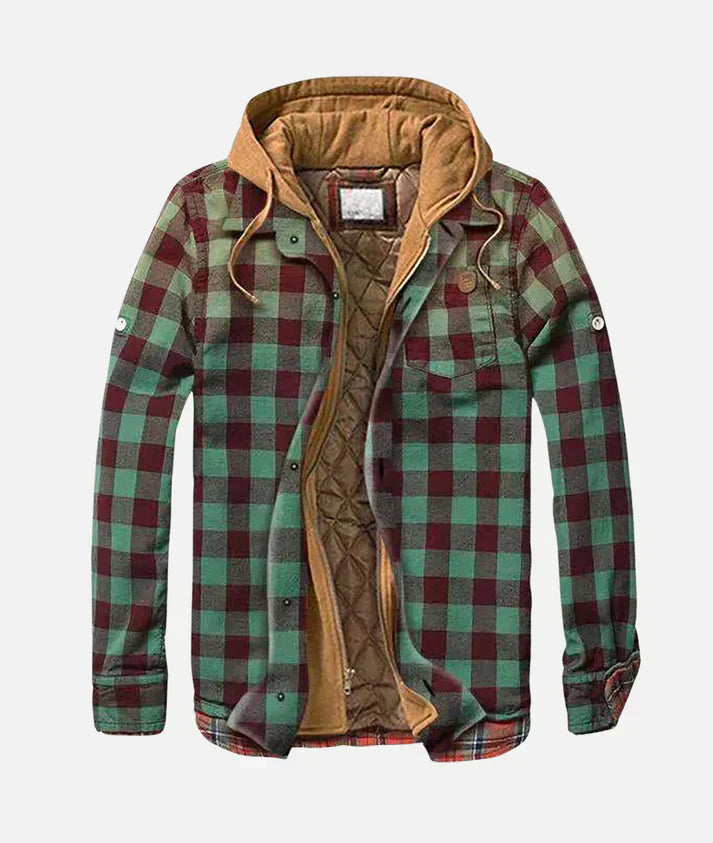 Rico – Patchwork Plaid Jacket for Men