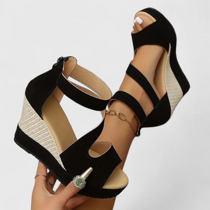 Via - Orthopedic Wedge Sandals