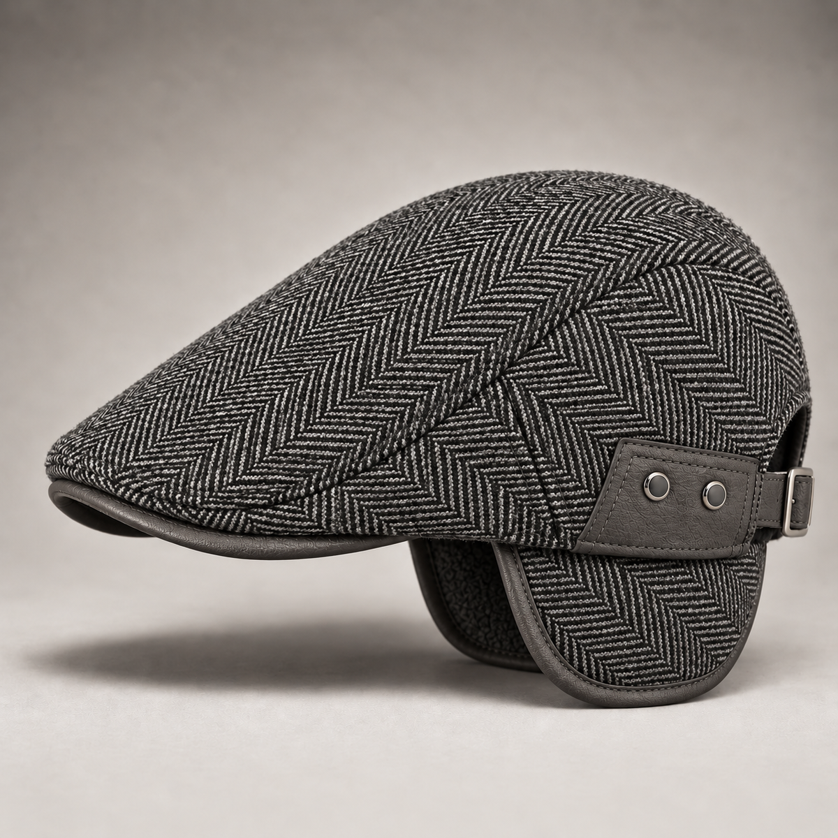 Holden – Vintage Herringbone Flat Cap