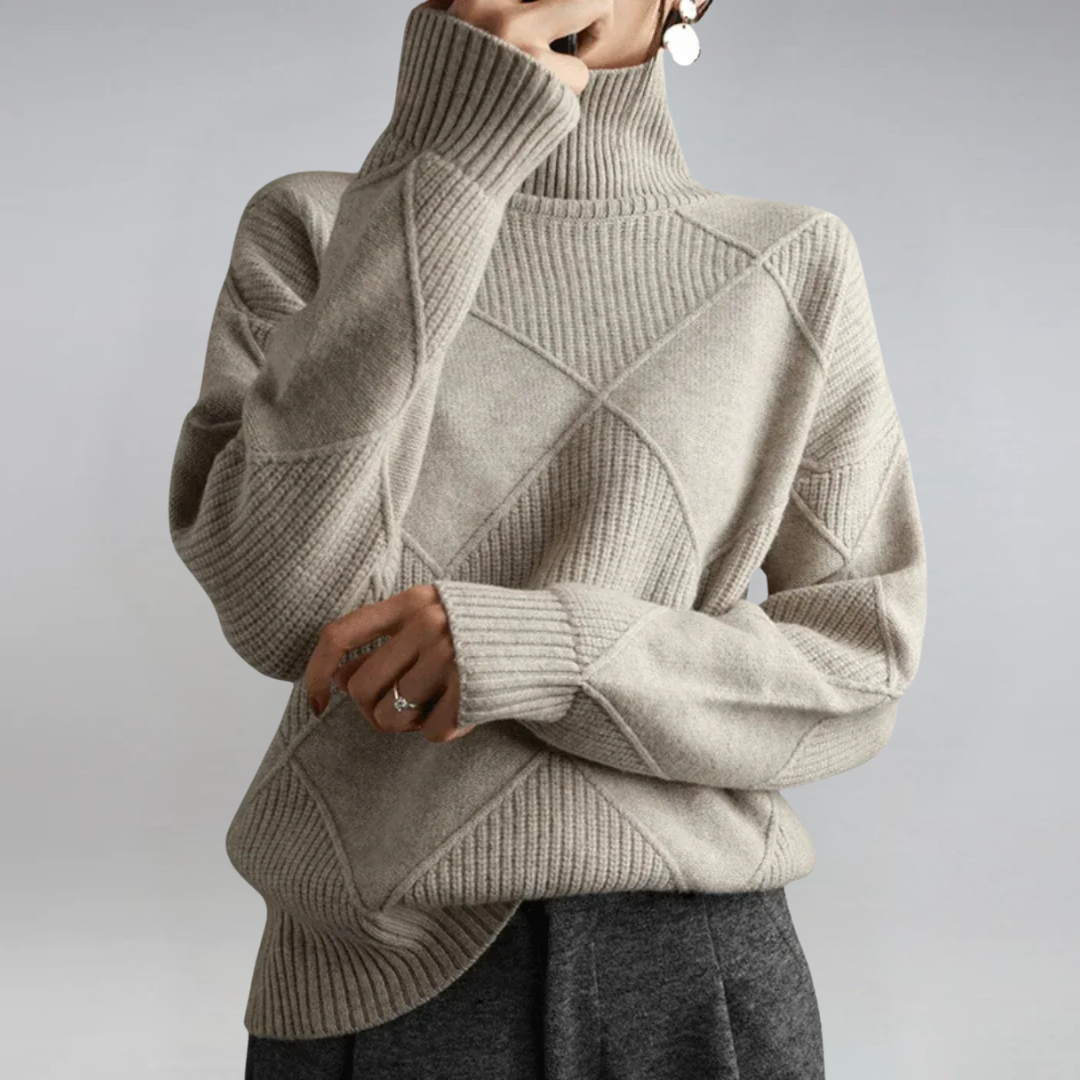 Leilani - Luxe Cashmere Turtleneck Sweater