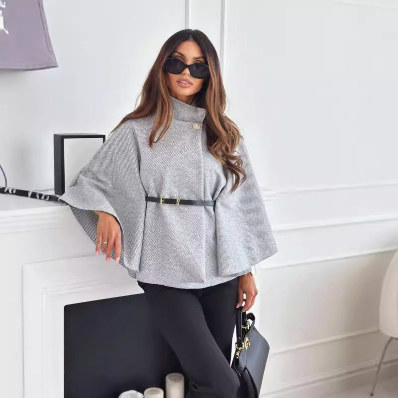 Jennie – Elegant Butterfly Sleeve Jacket with Belt