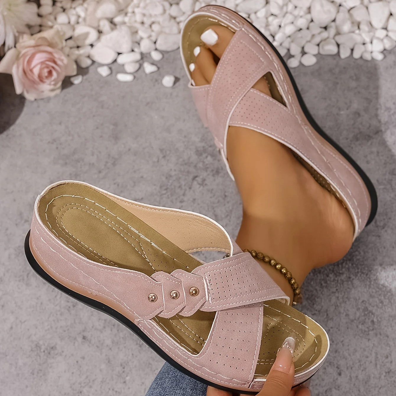 Rufia - Orthopedic Wedge Sandals