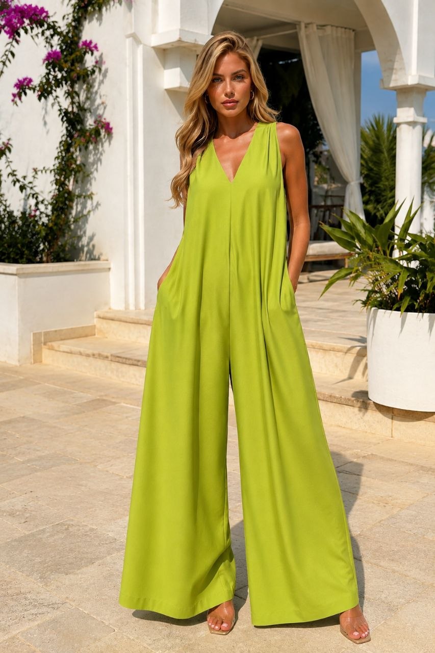 Winna - Sleeveless Palazzo Jumpsuit