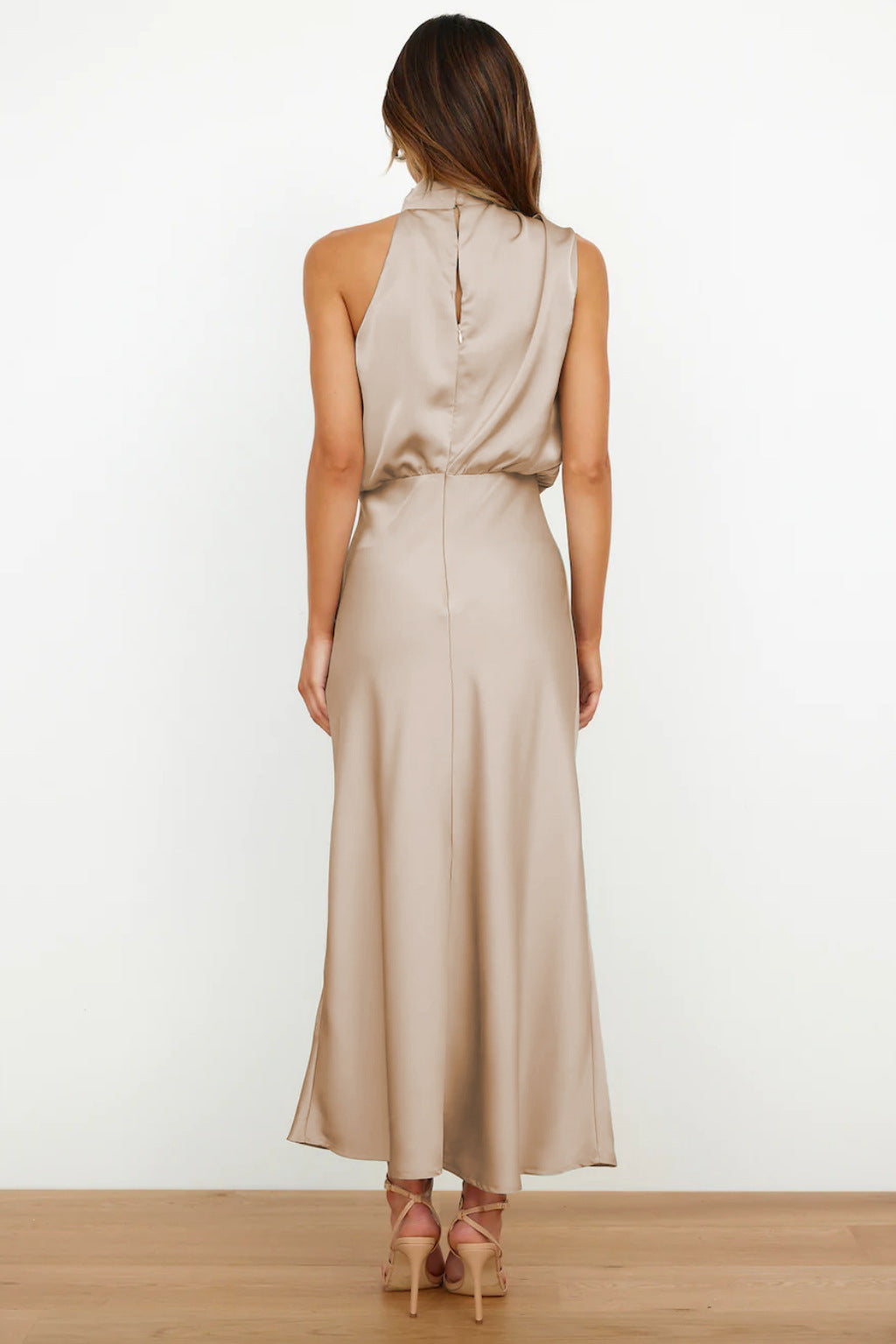 Anna - Quentin Dress Sahara Draped