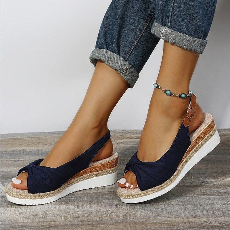 Penelope - Orthopedic Peep-Toe Sandals
