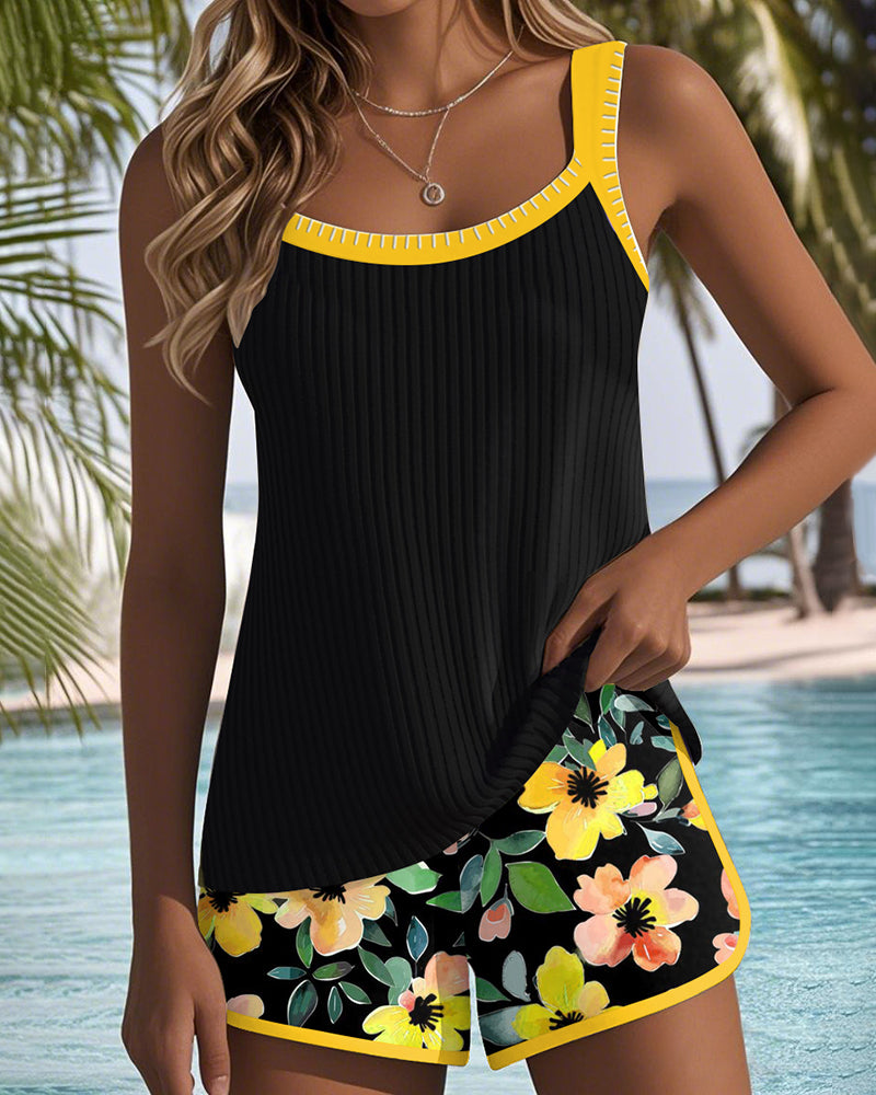 Shaina - Elegant Two-Piece Tankini Set