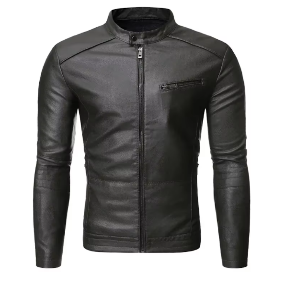 Adam - Elegant Leather Jacket