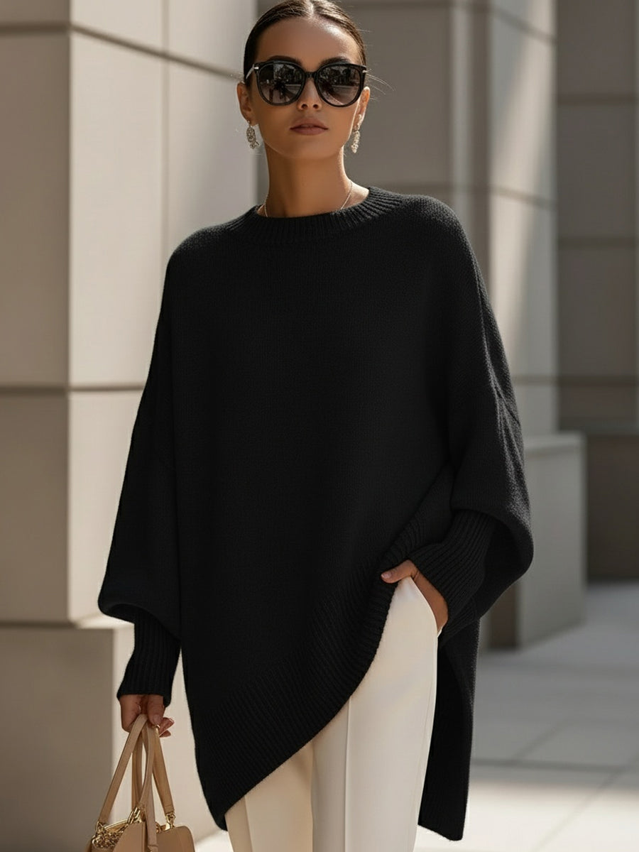 Airah – Elegant Asymmetrical Knit Sweater