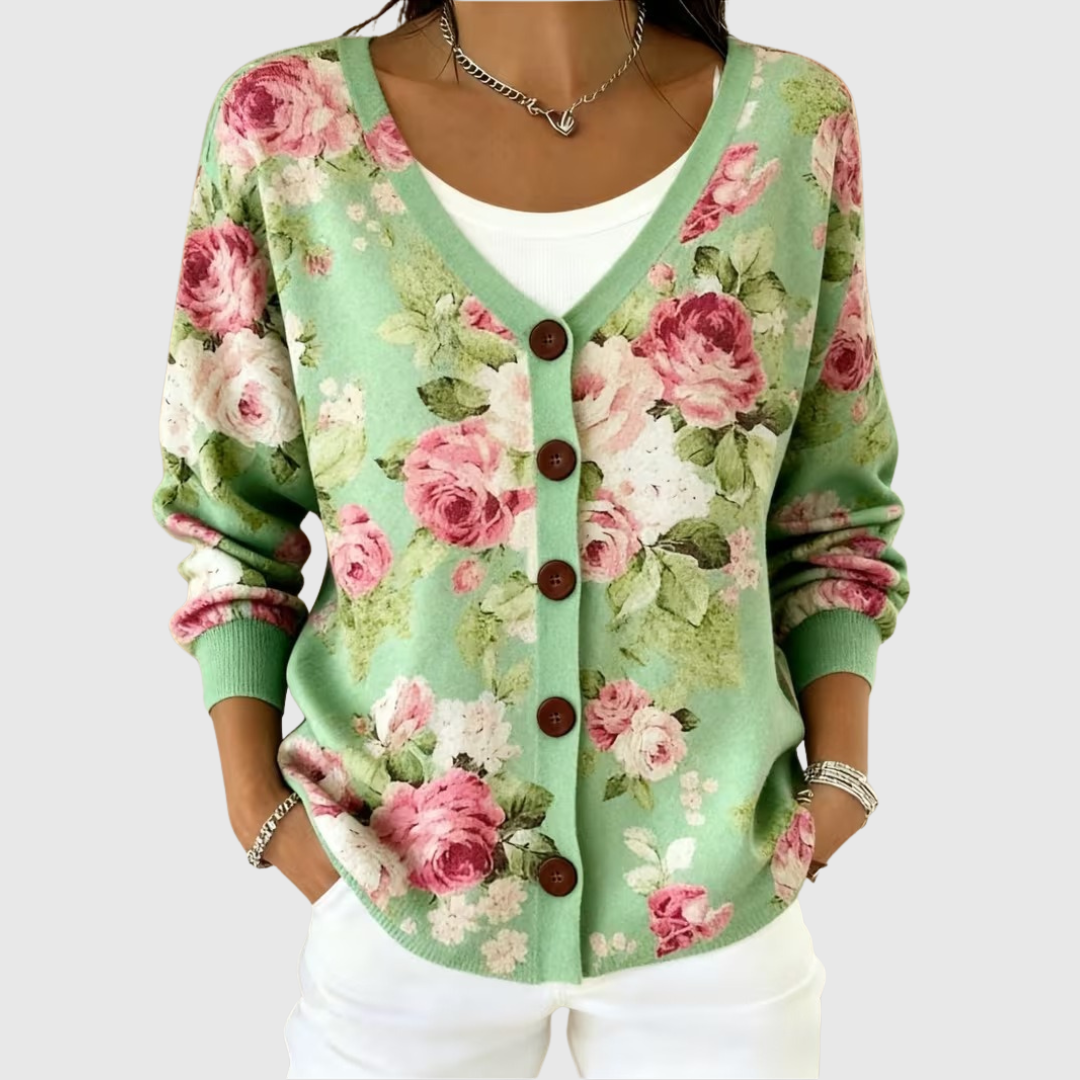 Callie – Knitted Button-Up Jacket