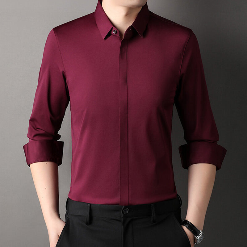 Ezra – Wrinkle-Free Stretch Shirt for Men