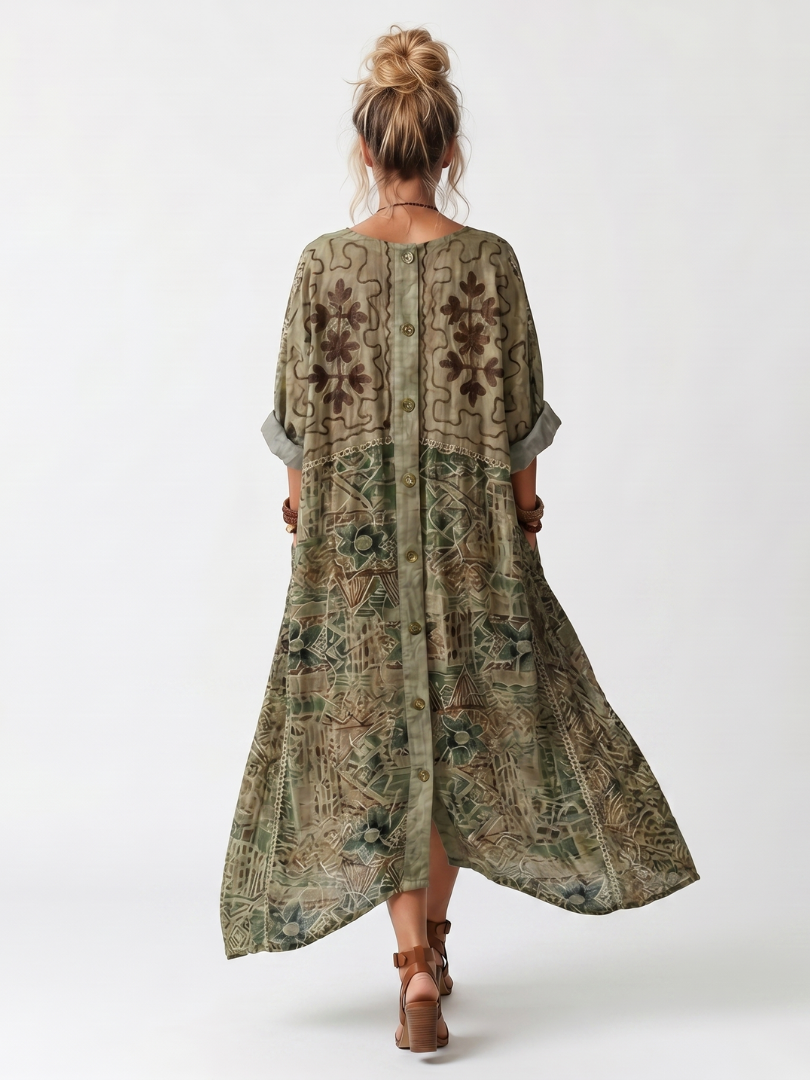 Narmi - Oversized Button Maxi Dress